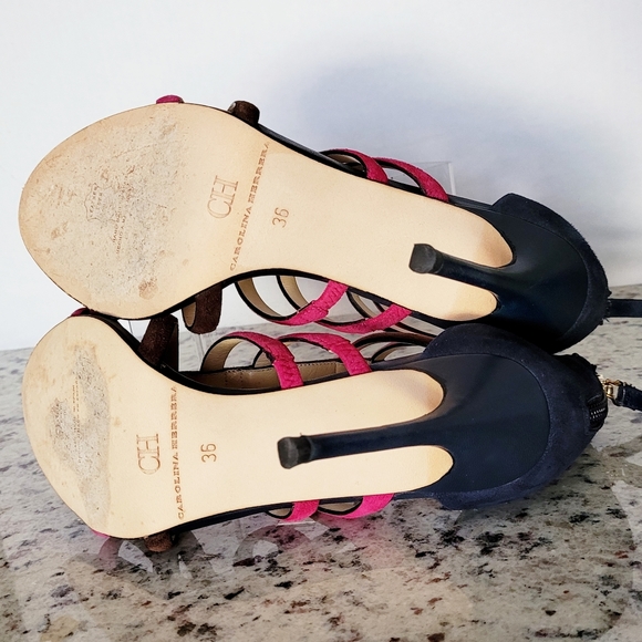 Carolina Herrera Sandal Strappy Heels - Picture 6 of 16